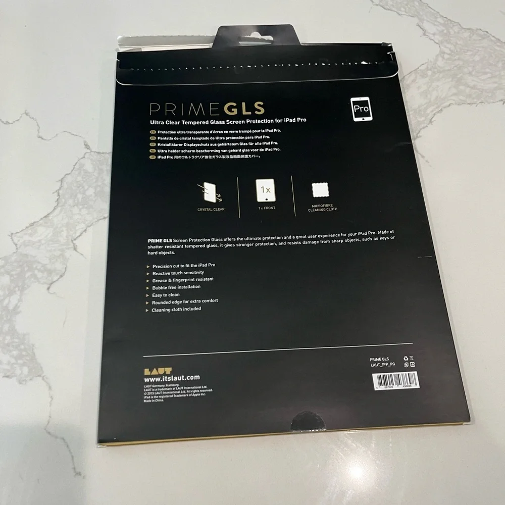 PrimeGLS Tempered Glass Screen Protector for iPad Pro